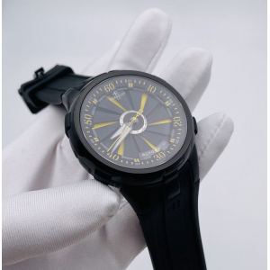 Perrelet Turbine Pilot All Black Yellow Turbine (код 011)