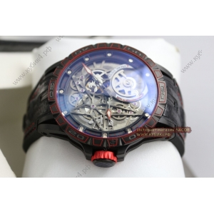 Roger Dubuis Excalibur Spider Pirelli All Black Red knit (код 036) Roger Dubuis Excalibur Spider Pirelli All Black Red knit (код 036)