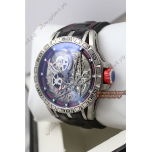 Roger Dubuis Excalibur Spider Pirelli Steel Case Black Strap Red knit (код 039) Roger Dubuis Excalibur Spider Pirelli Steel Case Black Strap Red knit (код 039)