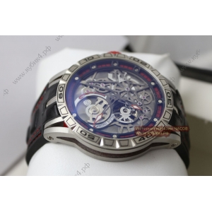 Roger Dubuis Excalibur Spider Pirelli Steel Case Black Strap Red knit (код 039) Roger Dubuis Excalibur Spider Pirelli Steel Case Black Strap Red knit (код 039)