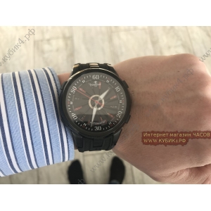 Perrelet Turbine Pilot All Black Red Turbine (код 003-01) Perrelet Turbine Pilot All Black Red Turbine (код 003-01)