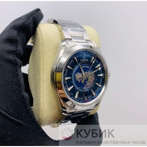 Omega Seamaster Aqua Terra 150 m GMT Worldtimer 43 mm LUX дубликат(код 300)