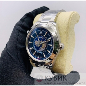 Omega Seamaster Aqua Terra 150 m GMT Worldtimer 43 mm LUX дубликат(код 300)