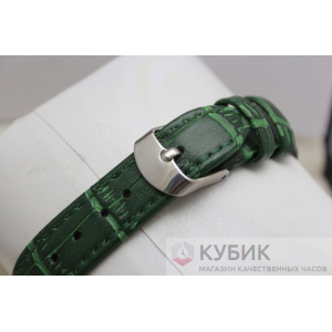 CARTIER QUARTZ зелёный ремень (код 371)