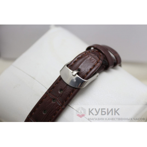 CARTIER QUARTZ коричневый ремень (код 374)