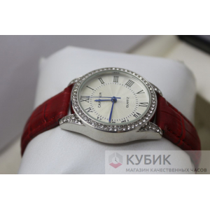 CARTIER QUARTZ красный ремень (код 376) CARTIER QUARTZ красный ремень (код 376)