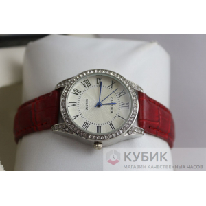 CARTIER QUARTZ красный ремень (код 376) CARTIER QUARTZ красный ремень (код 376)