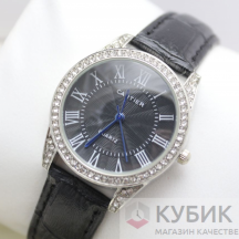 CARTIER QUARTZ чёрный циферблат (код 377)