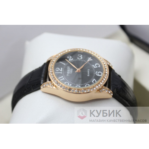 Tissot QUARTZ черный циферблат (код 204)
