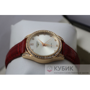 Longines QUARTZ красный ремень (код 115) Longines QUARTZ красный ремень (код 115)