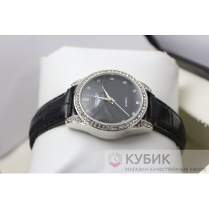Longines QUARTZ чёрный ремень (код 116)