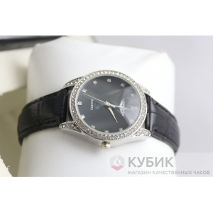 Longines QUARTZ чёрный ремень (код 116)
