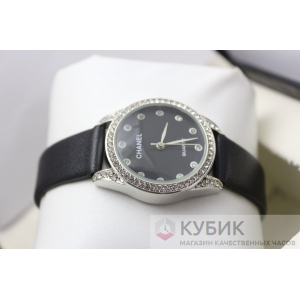 CHANEL QUARTZ черный ремень (код 093)