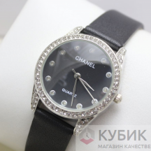 CHANEL QUARTZ черный ремень (код 093)