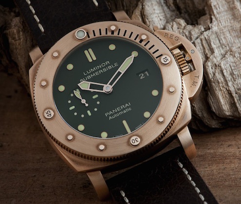 Часы Panerai из латуни